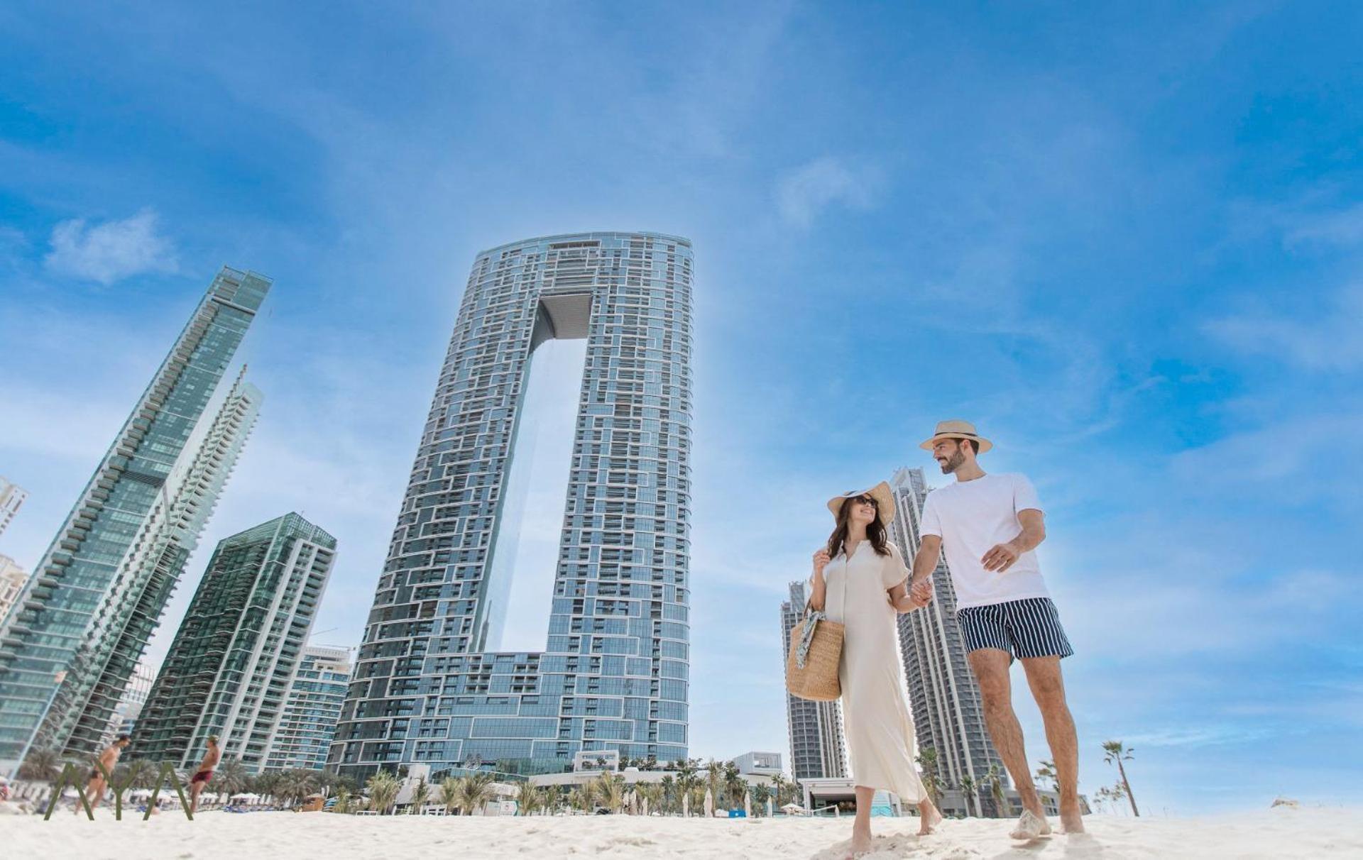 Jumeirah Gate Tower 1 - Stylish Apartment With Pool & City Views Dubai Exterior foto